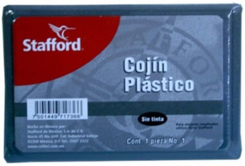 Cojin Para Sellos 11 X 7 Cm No. 1 Sin Tinta Stafford Azor