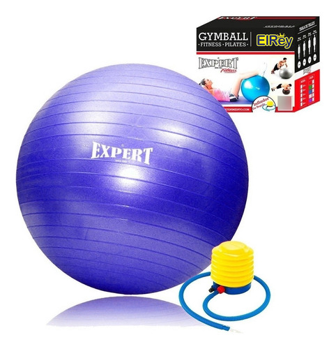 Pelota De Pilates 95cm Fitness Yoga Gymball +inflador El Rey