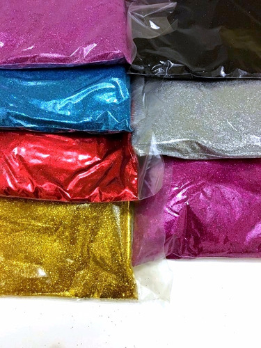 Glitter Gliter Em Pó Pacote 2 Pct De100 Gramas Cada