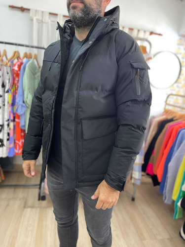 Campera Parka Impermeable Nieve Sky Hombre The Big Shop