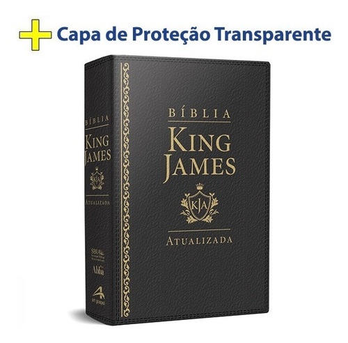 Bíblia King James Atualizada De Estudo - Letra Grande + Capa