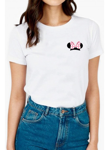 Poleras Con Diseño Estampado Logo  Minnie Mouse - Gorro