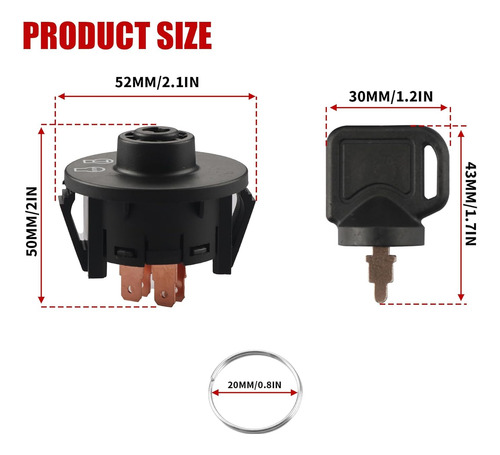 117-2221 137-4100 Interruptor De Encendido Para Cortacésped