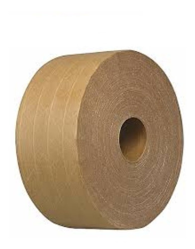 Imagen 1 de 4 de 15 Rollo De Cinta Engomada Para Empaque De Papel Kraft 48x65