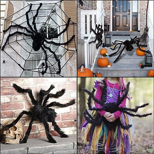 Large Halloween Spiders For Outside, Big Spider Hallowe...