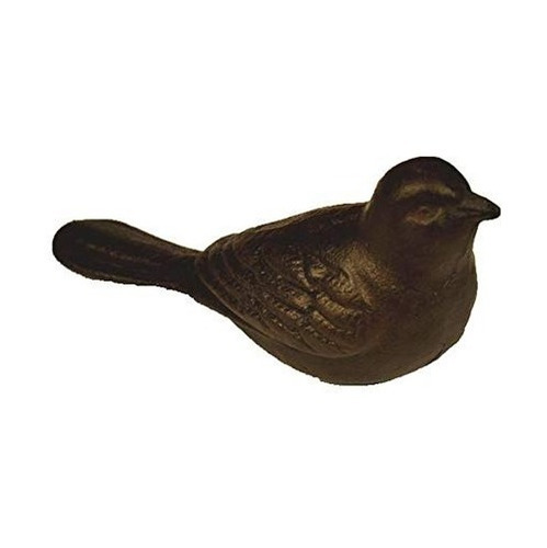 Cast Iron Bird Tope De La Puerta - Pesado Puerta Rústica Lin