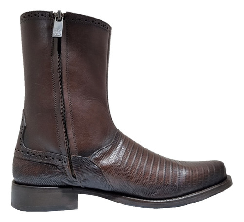 Botin De Vestir Hombre Franco Cuadra Oval Armadillo Choco