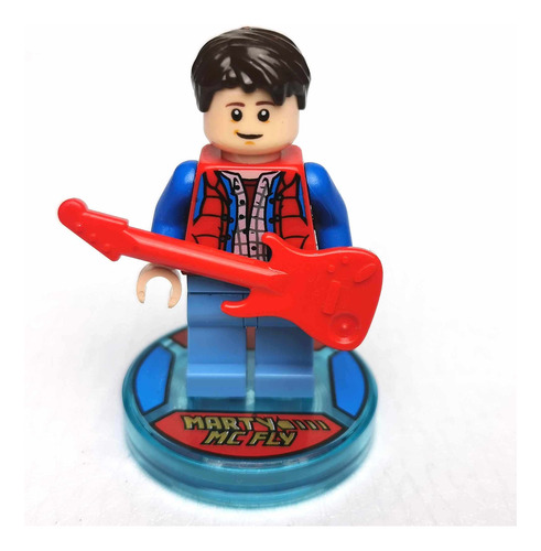 Lego Back To The Future Minifigura Marty Mcfly Set 71201 1 Marty Mcfly (Usado)