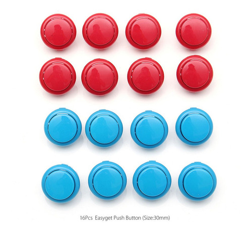 Imagen 5 de 10 de Arcade Diy Kits 2 Usb Codificador 2 Joystick 20pcs Botones