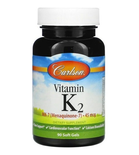 Carlson Labs Vitamina K2 45 Mcg - 90 Softcaps Sfn