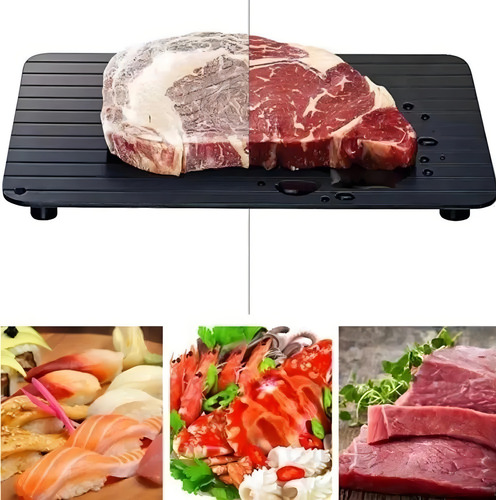 Tábua Para Descongelar Carne Rapido Metade Do Tempo Bandeja