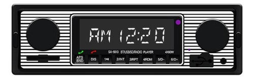 Retro Vintage Car Stereo 1din With Bluetooth Aux Usb 2024