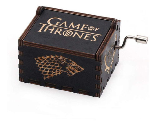 Caja Musical Game Of Thrones Juego De Tronos Negra Regalo 