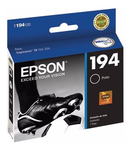 Cartucho Epson 194 T194120 Para Xp-104 Xp-204 Original Novo