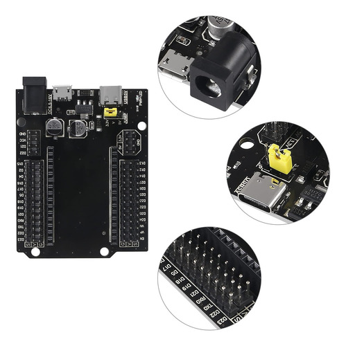 Esp32 Wifi Ch340g Usb-c + Shield Placa Expansion 30p