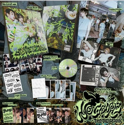 BOYNEXTDOOR テサン no genre ラキドロ Álbum Boynextdoor No Genre (versão Sem Limites) + Cd + Cd
