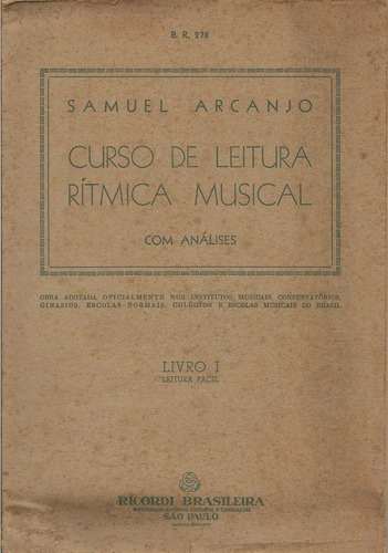 Partitura Samuel Arcanjo Curso De Leitura Ritmica + Analises
