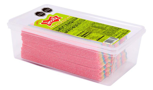 Gomitas Arco Iris Cintas Frutilla Acida 1350 Grs!