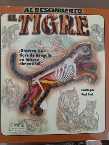 Libro Maqueta Tema El Tigre. Hermoso. Impecable Estado 