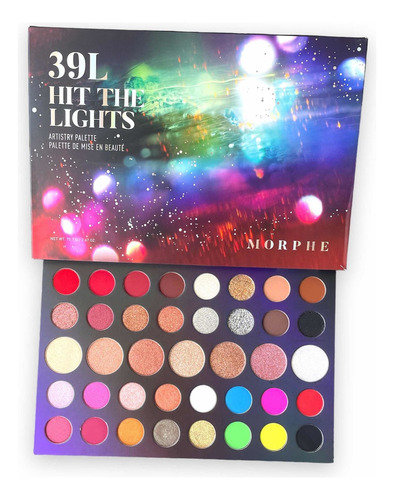 Paleta De Sombras Morphe 39 L Hit The Lights Sombra Variada