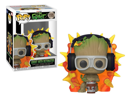 Funko Pop! Marvel: I Am Groot - Groot With Detonator #1195