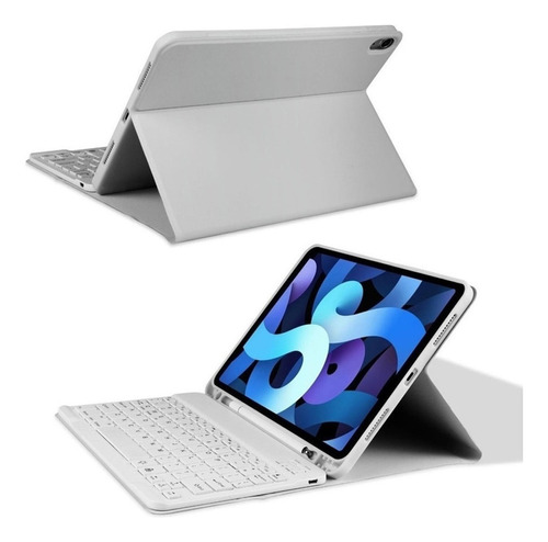 Funda Smart Case Con Teclado Para iPad Air 5ª Generación 10.