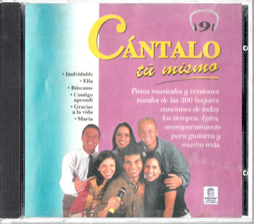 Pistas Musicales Cántalo Tú Mismo. Vol 9. Cd Usado. Qqa.