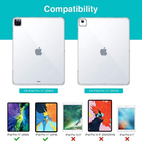 Apple iPad Pro 2018 2020 11 Esr Carcasa Transparente Case