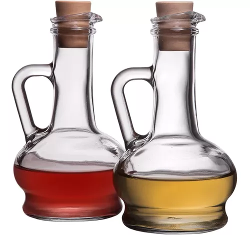 Aceitera y vinagrera vidrio