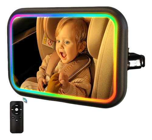 Espejo Retrovisor Para Coche De Bebé Con Mando A Distancia,