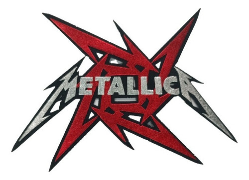Parche Metallica Rock Ropa Aplique Pega Con Plancha 