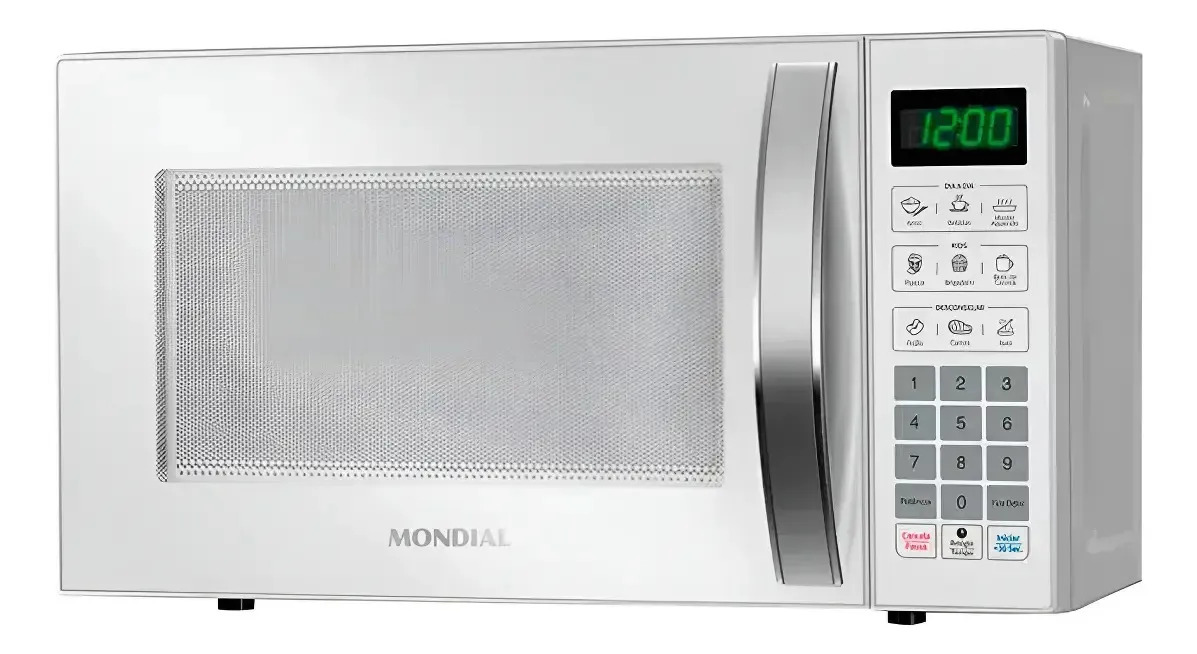 Forno De Microondas De Bancada Mondial 21l 1200w