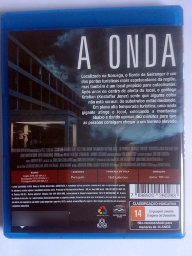 Blu-ray A Onda ( Bølgen ) 2015 - Kristoffer Joner