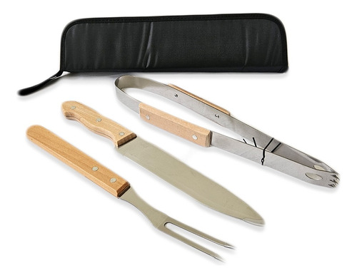 Kits De Parrilla Cuchillo Tenedor Accesorio Set X 2 Piezas