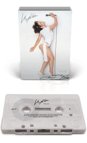 Kylie Minogue Fever 20th Anniversary White Cassette