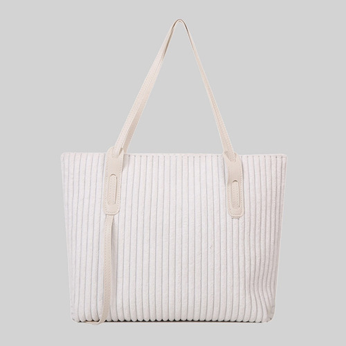 Bolso De Mano De Pana Para Mujer, Versátil, Grande, Casual