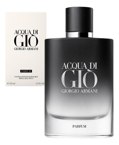 Perfume Importado Masculino Acqua Di Giò De Giorgio Armani Parfum 125 Ml Original Selo Adipec