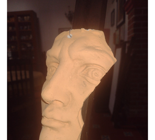 Rostro En Cerámica El David De Miguel Ángel (Usado)