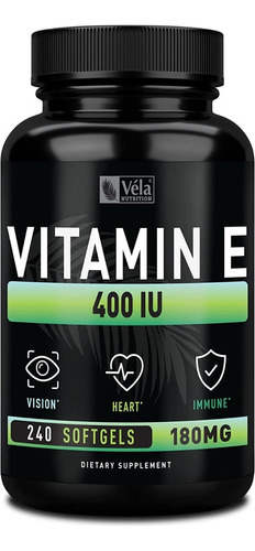 Vitamin E 400 Iu Vela - Unidad A $ - Unidad A $1174