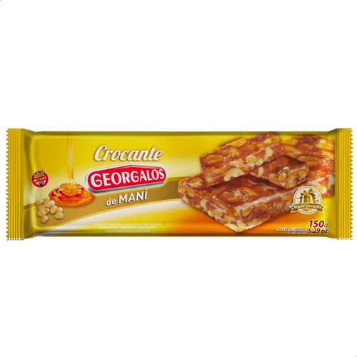 Crocante De Mani Georgalos Turron Sin Tacc - Mejor Precio