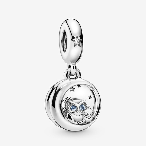 Charm Pandora Búho Luna Plata Ale 925