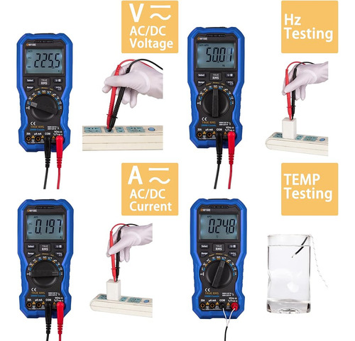 Multímetro Digital De Mano Ow18e Con Registrador De Datos Y 