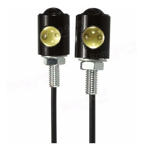 Par Tornillo Led Placa Ojo De Aguila Para Carro Y Moto 12v