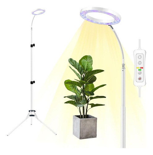 Yadoker Luz De Cultivo Con Soporte, Luz Led Para Plantas De 