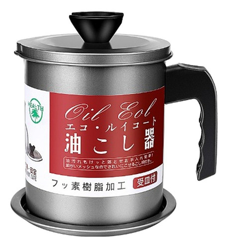 Grasa Recipiente De Aceite Manteca De Cerdo Pavo Olla 1.4l