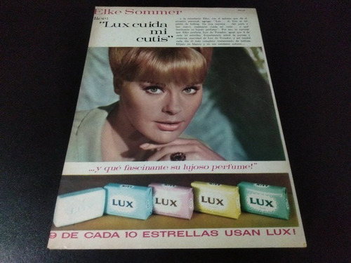(pf538) Publicidad Elke Sommer * Lux (Usado)