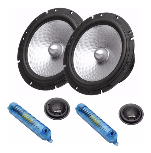 Combo 3 Pares Kit 2 Vias Bravox 6 Polegadas Cs60d 140w Rms