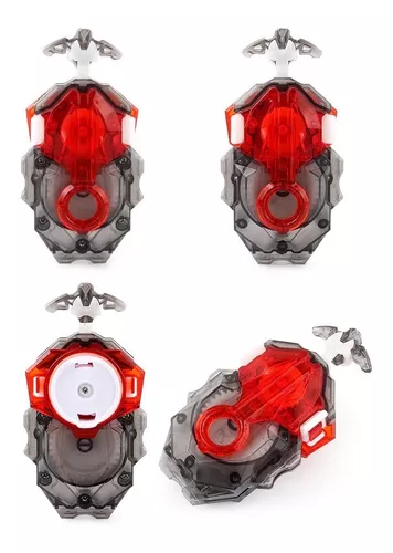 Lançador de Corda Dupla Rotação lr Vermelho Beyblade Burst no Shoptime