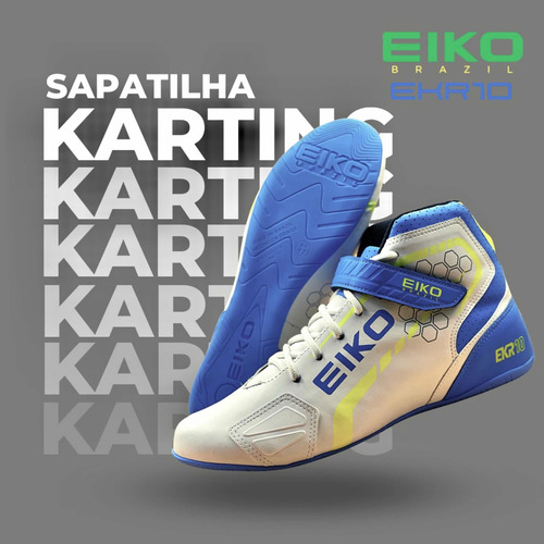 Sapatilha Kart Eiko Brazil Branco/azul