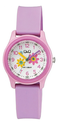 Reloj Infantil Para Niña Q & Q Análogo Multicolor Vs59j004y